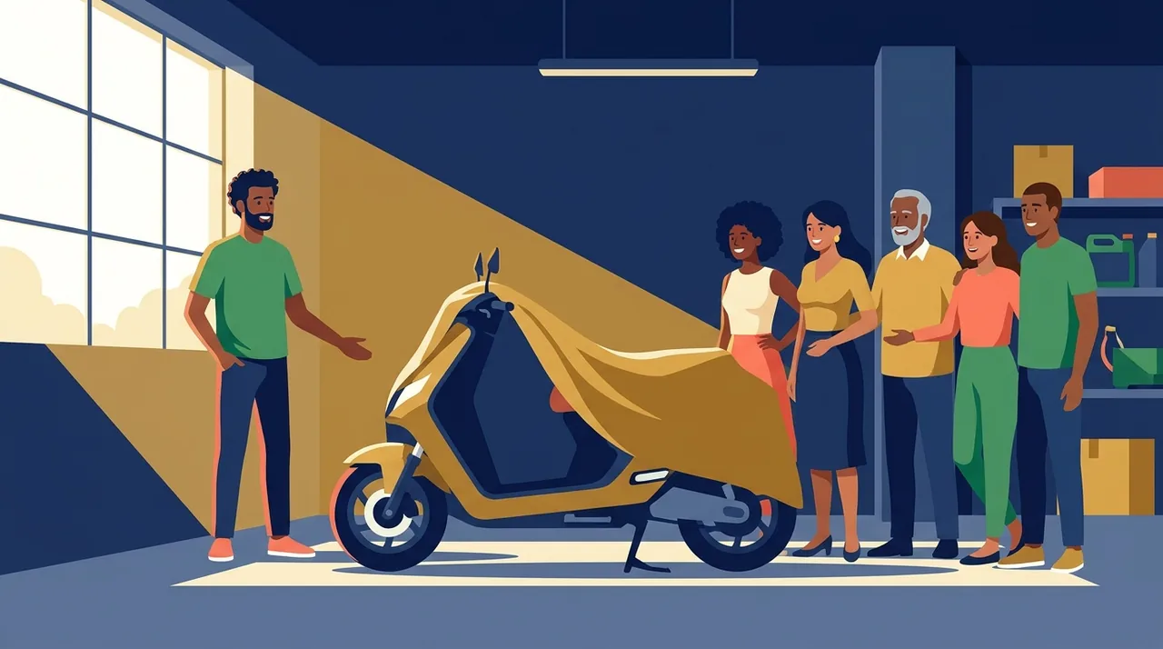 Como guardar a scooter elétrica parada